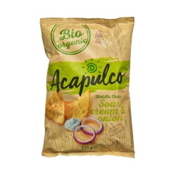 Tortilla Chips Sour Cream y Cebolla Bio 125g Acapulco