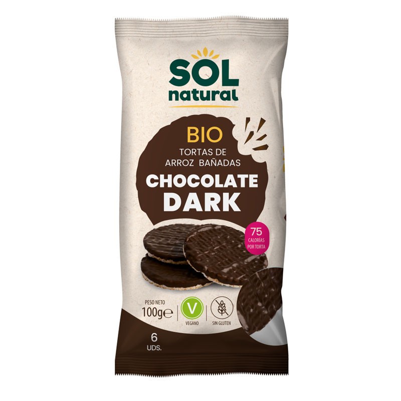 TORTAS DE ARROZ CHOCOLATE FONDANT BIO 100 g