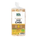 Tortas de maíz y chía sin gluten bio 120 g Sol Natural | Dietisur