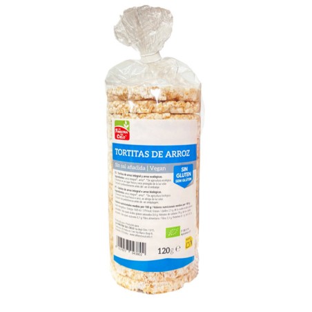 Tortitas de arroz integral sin gluten bio 120g La Finestra
