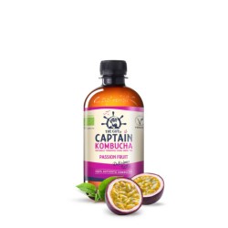 Kombucha Passion Fruit Bio 400ml Captain Kombucha