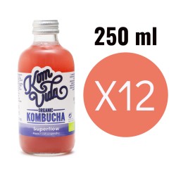 Kombucha Supercalm mora y ashwagandha 12x250ml Komvida