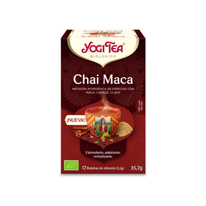 YOGI TEA MACA CHAI ORGANIC 17 bolsitas