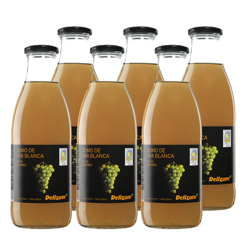 Zumo de Uva Blanca bio 6x750ml Delizum | Dietisur