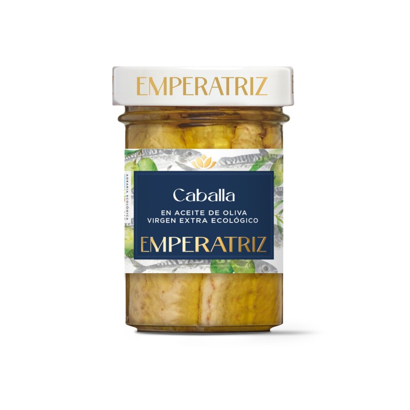 Caballa en Aceite de Oliva Virgen Extra Ecologico 212ml Emperatriz