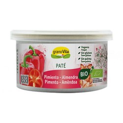 PATE DE PIMIENTO ASADO Y ALMENDRA BIO 125 gr