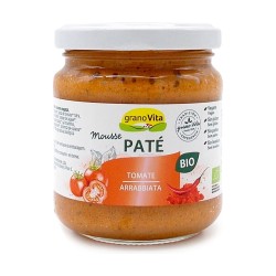PATE MOUSSE DE TOMATE ARRABIATA BIO 175 gr