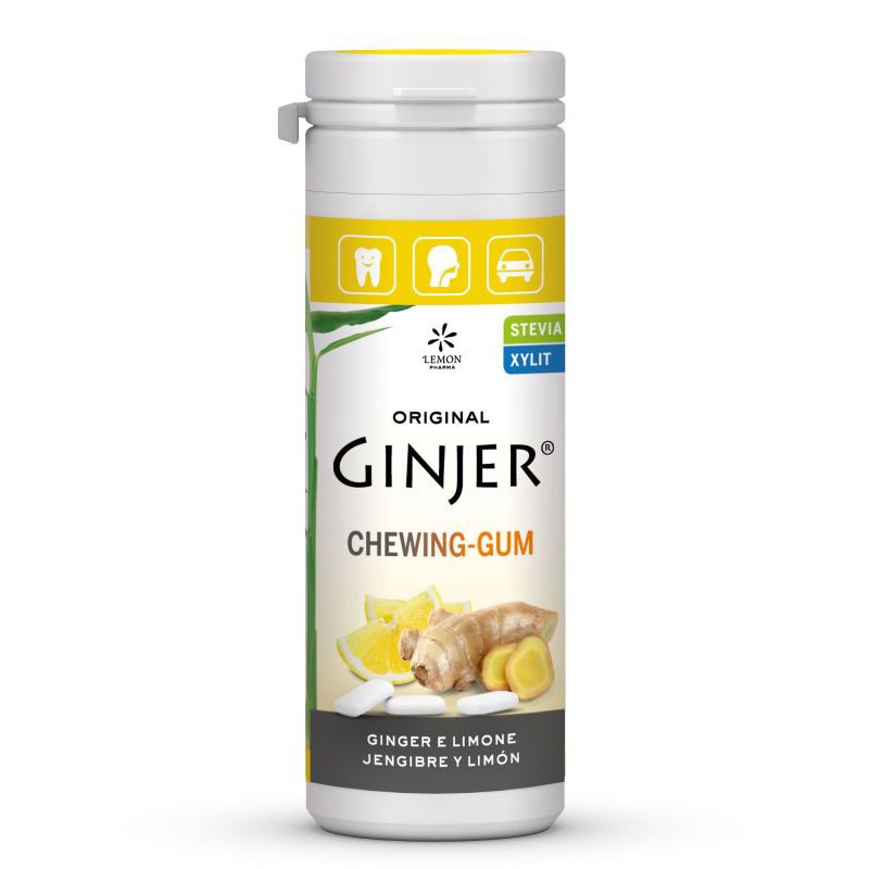 GINJER CHICLES LIMON 30g STEVIA