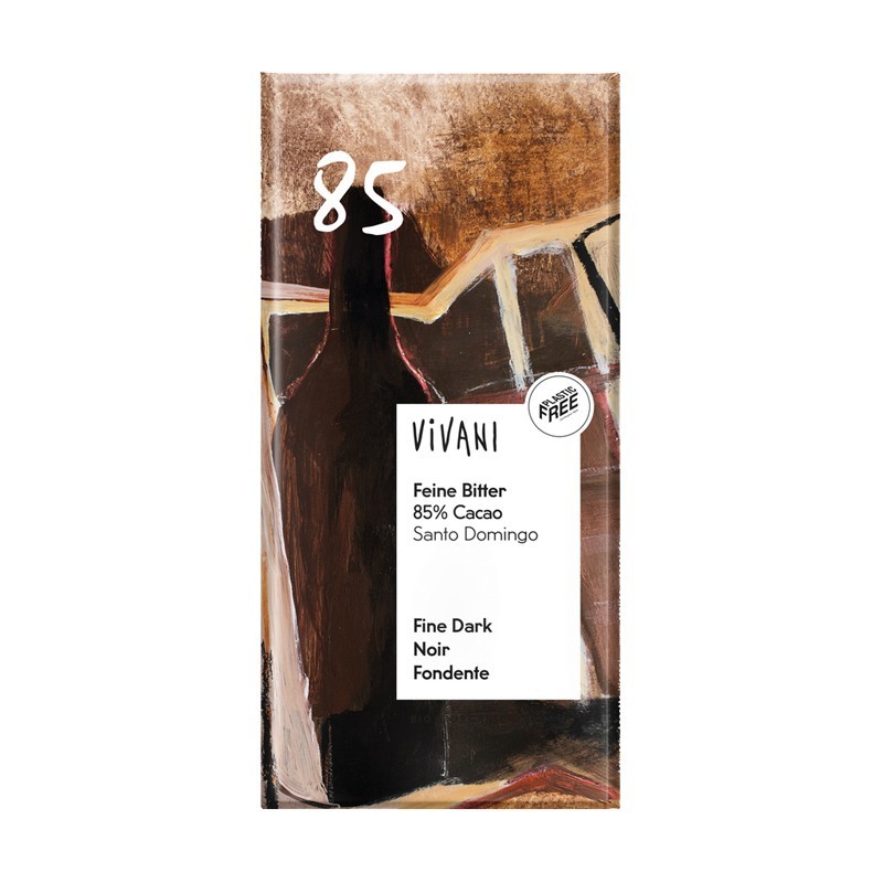 CHOCOLATE NEGRO 85% SANTO DOMINGO BIO 100g