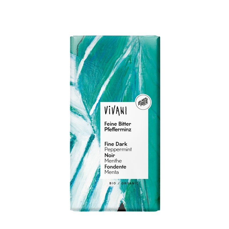 CHOCOLATE NEGRO 68% CON MENTA BIO 100g