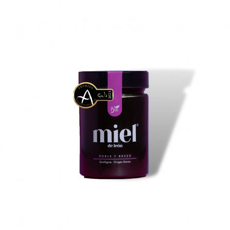 Miel de roble y brezo Bio 450g Miel de Leon | Dietisur