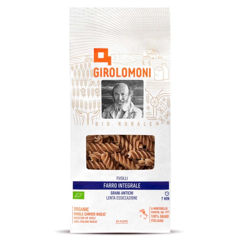 Fusilli espelta integral Bio 500g Girolomoni