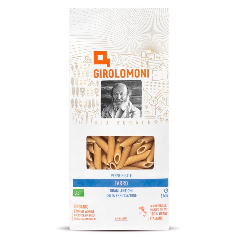Penne rigate de espelta Bio 500g Girolomoni