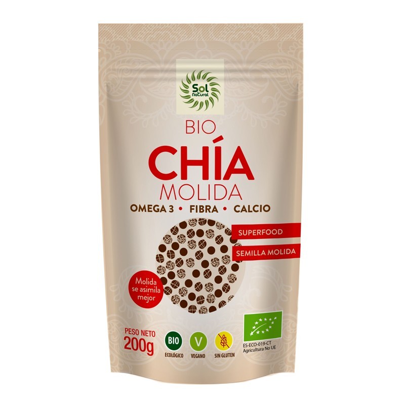 SEMILLAS DE CHIA MOLIDAS BIO 200 g