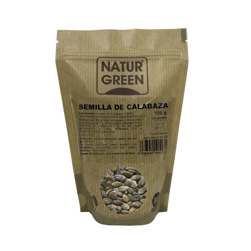 SEMILLAS DE CALABAZA BIO 225 g