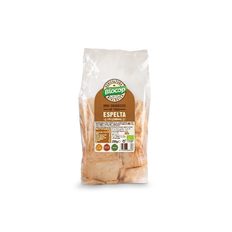 MINI CRACKERS TRIGO ESPELTA BIOCOP 250G