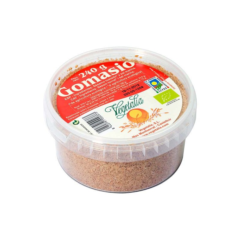 Gomasio tarrina bio 240 g Vegetalia | Dietisur