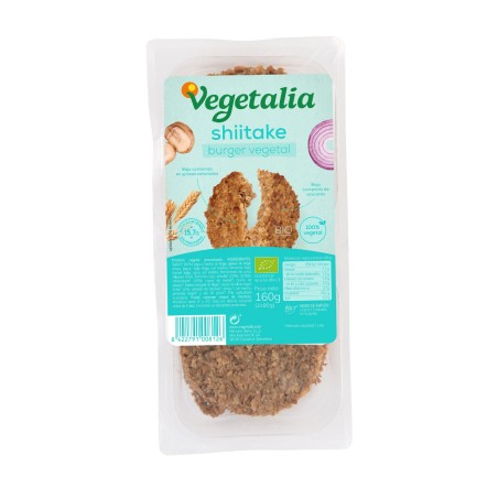 Vegeburguer de seitan y shiitake bio 160g Vegetalia