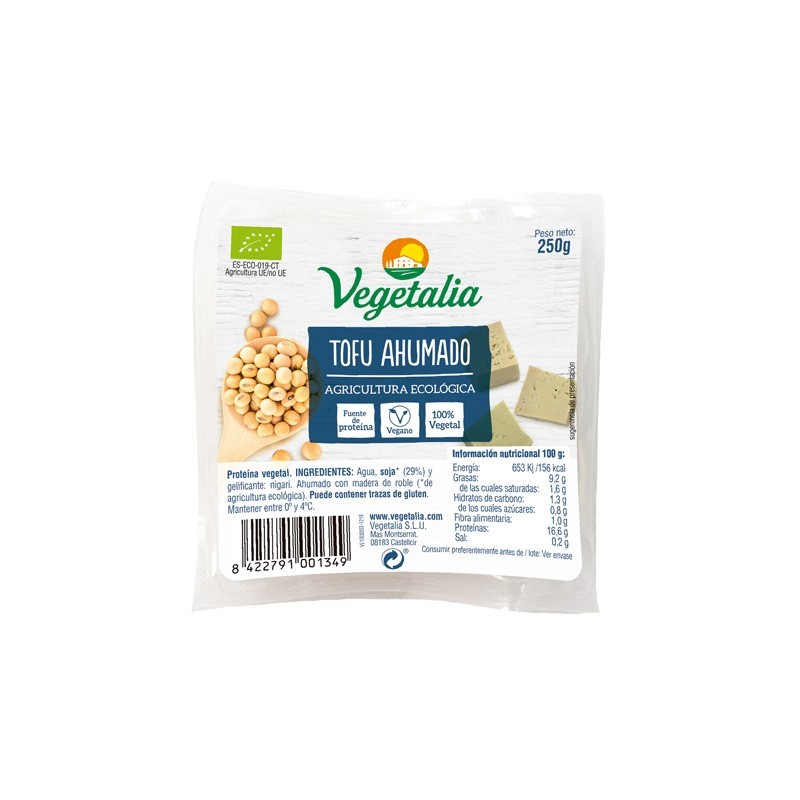 Tofu ahumado bio 250g Vegetalia | Dietisur