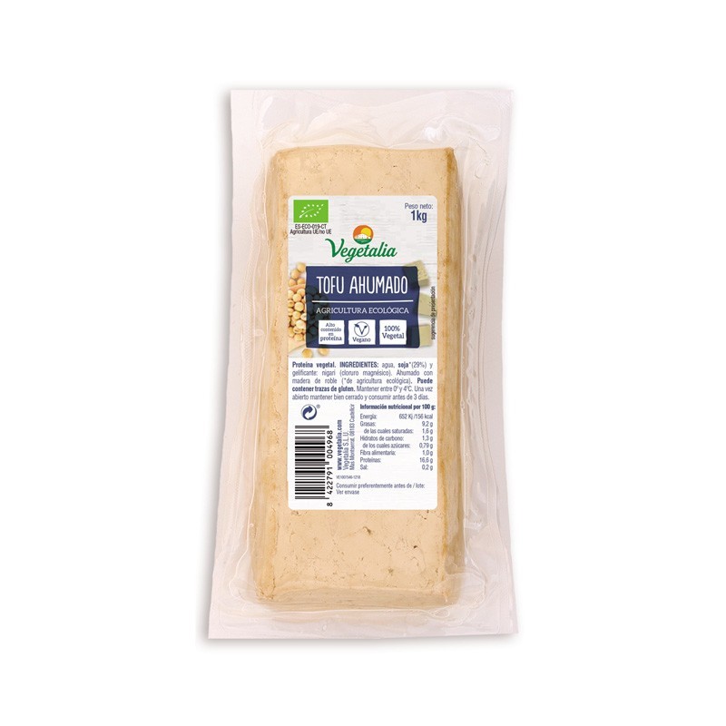 Tofu ahumado a granel bio 1kg Vegetalia | Dietisur