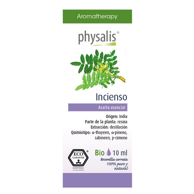 Aceite esencial de incienso bio 10 ml Physalis | Dietisur