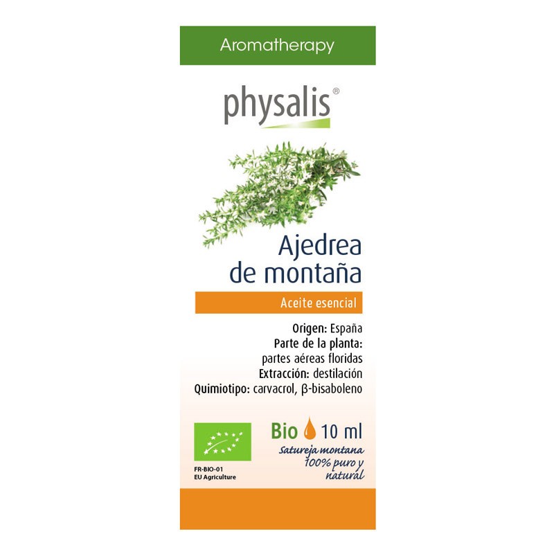 Aceite esencial de ajedrea bio 10 ml Physalis | Dietisur