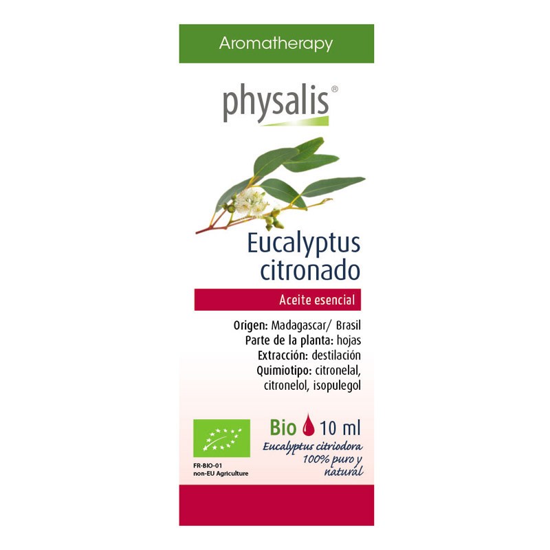 Aceite esencial de eucalipto citronado bio 10ml Physalis | Dietisur