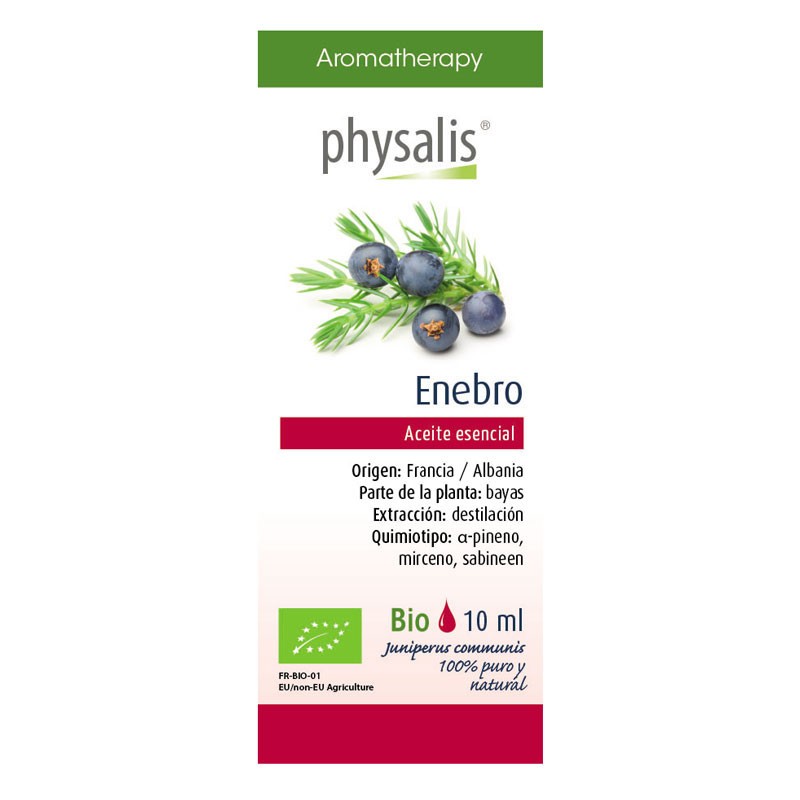 Aceite esencial de enebro bio 10 ml Physalis | Dietisur