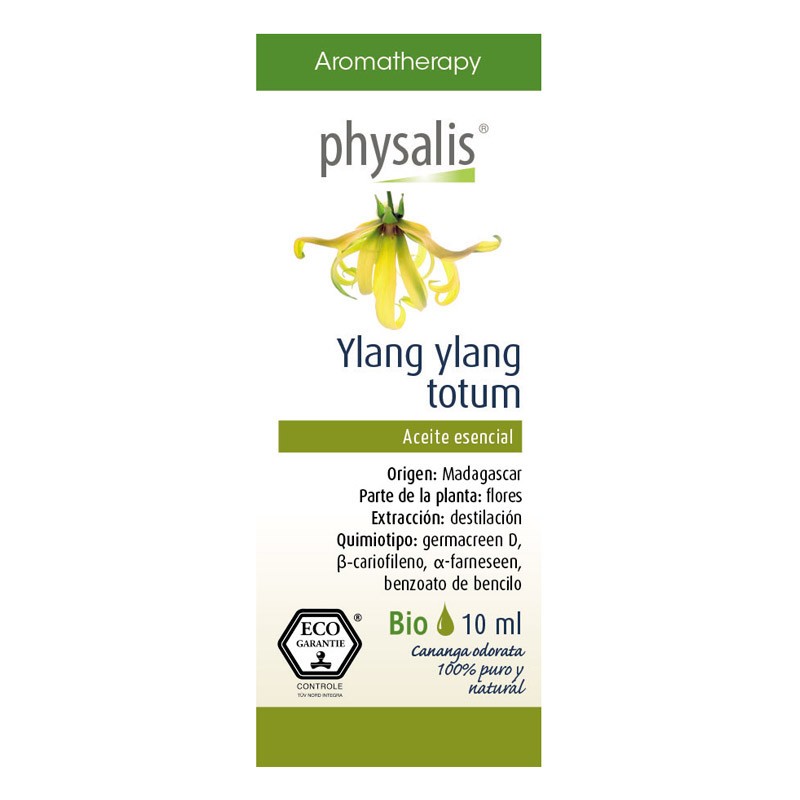Aceite esencial de ylang ylang bio 10ml Physalis | Dietisur