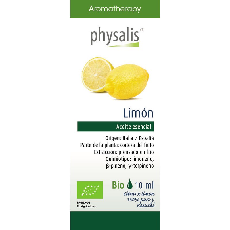 Aceite esencial de limon bio 30ml Physalis | Dietisur