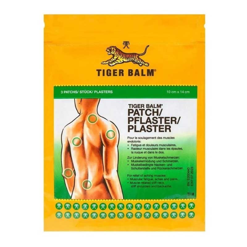 Parches Balsamo de Tigre 3ud Tiger Balm | Dietisur
