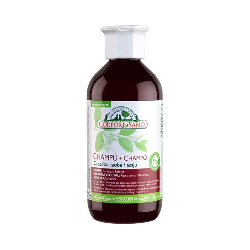 CHAMPU HENNA CABELLOS CAOBA 300 ml SANDALO