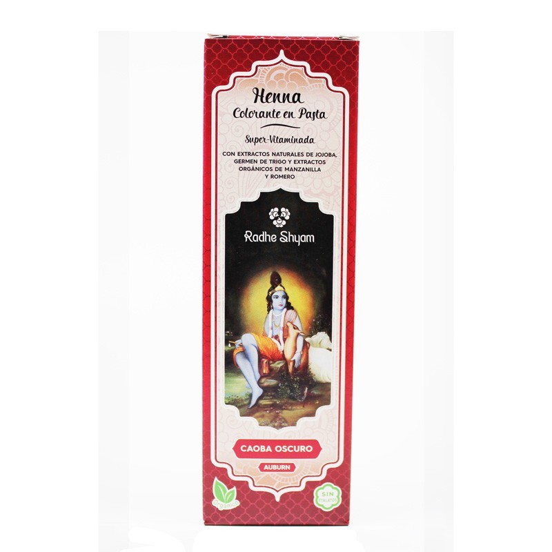 HENNA PASTA CAOBA OSCURO