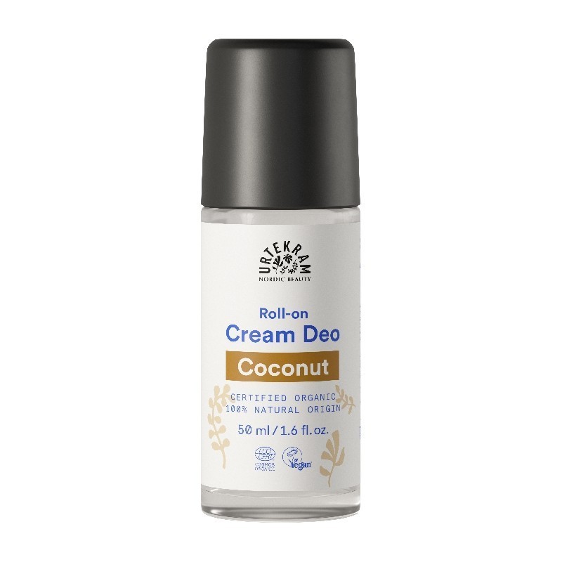 Desodorante roll-on de coco bio 50ml Urtekram | Dietisur