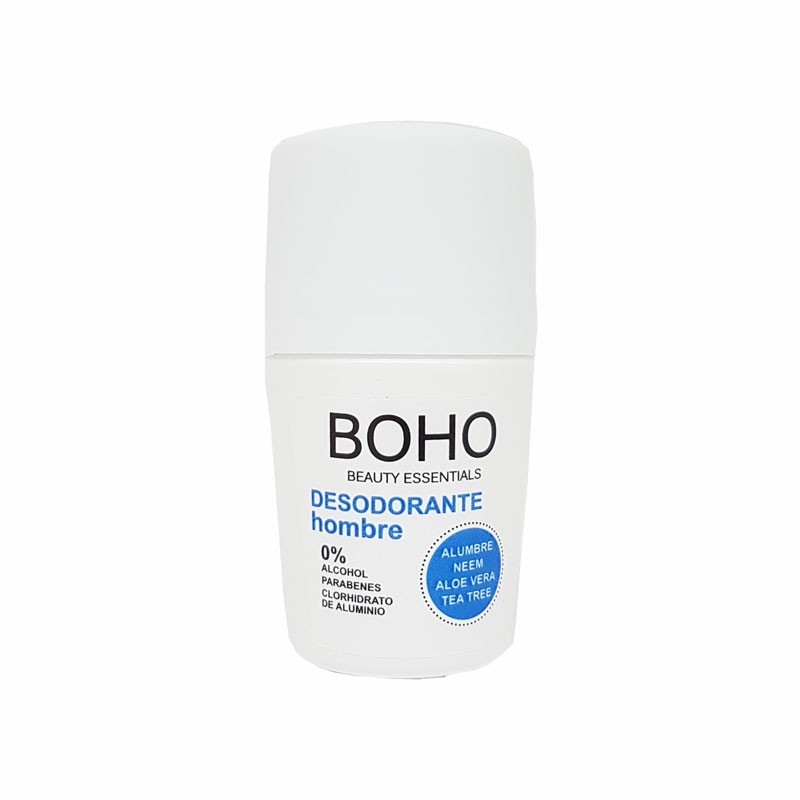 Desodorante roll on 0% hombre 75ml BOHO | Dietisur