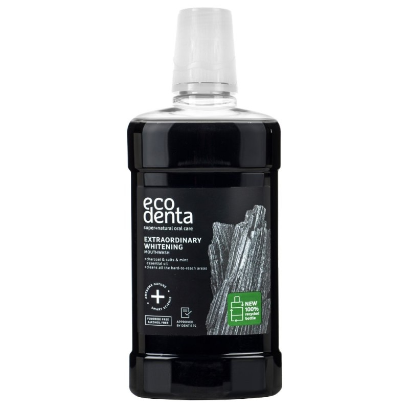 Enjuague bucal Blanqueador con carbon activo 500ml EcoDenta