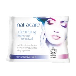 Toallitas desmaquillantes bio 20 unidades Natracare | Dietisur