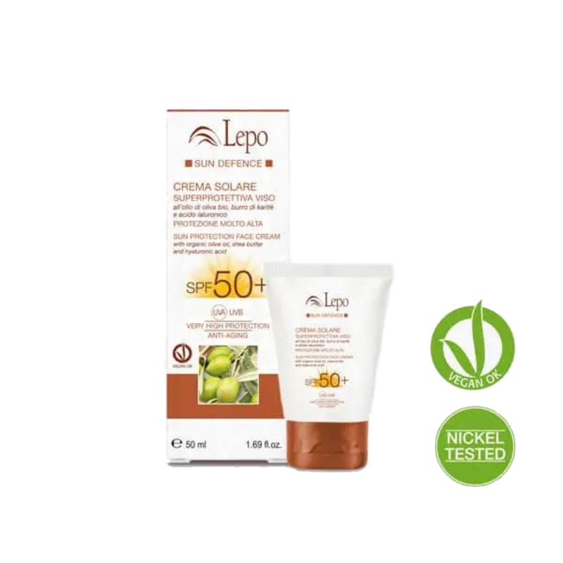 Crema Facial Solar proteccion total 50 SPF 50ml Lepo | Dietisur