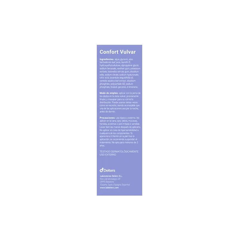 FEMMELife Confort Vulvar Gel 30 ml Deiters