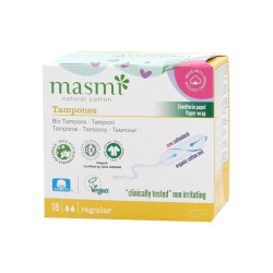 TAMPONES DIGITAL MASMI NATURAL COTTON REGULAR 