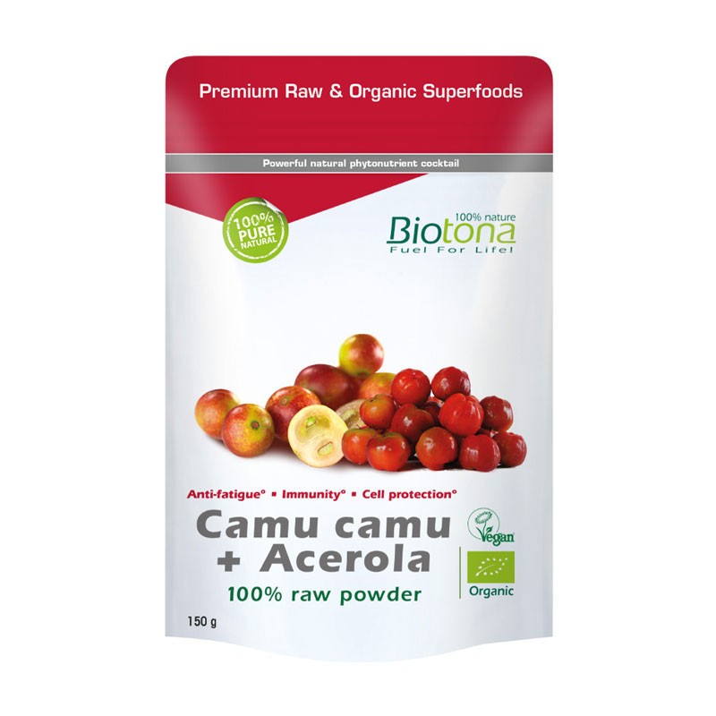 Camu Camu y acerola Vegan superfood Bio 150g Biotona | Dietisur