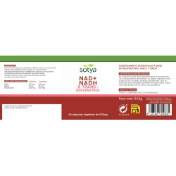 NAD+ & Trans-resveratrol 570mg 60caps Sotya