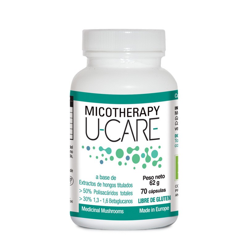 U-Care 70 capsulas (mezcla 5 hongos) Bio Micotherapy AVD Reform | D...