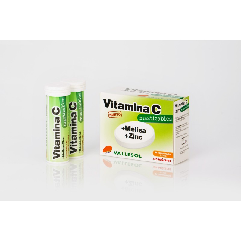 VITAMINA C + MELISA + ZINC 24 Comprimidos