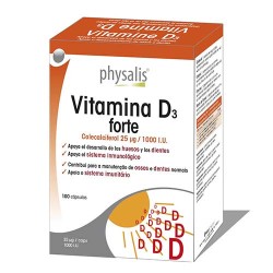 Vitamina D3 forte 100 capsulas Physalis | Dietisur