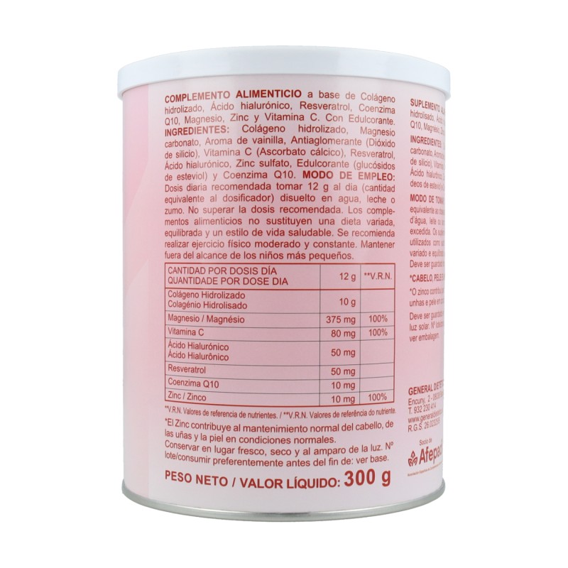 COLAGENO SOLUBLE FORTE SKIN CARE 360 g VAINILLA