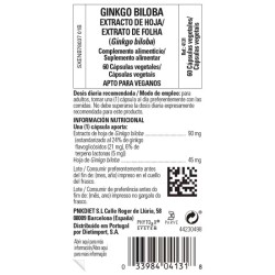 SPF GINKGO BILOBA 60 caps