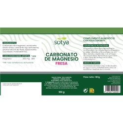 CARBONATO DE MAGNESIO FRESA 180 g