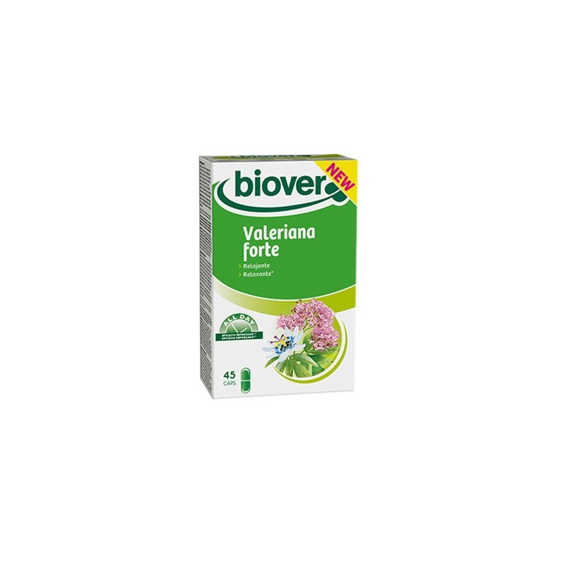 Valeriana Forte 45 capsulas Biover | Dietisur