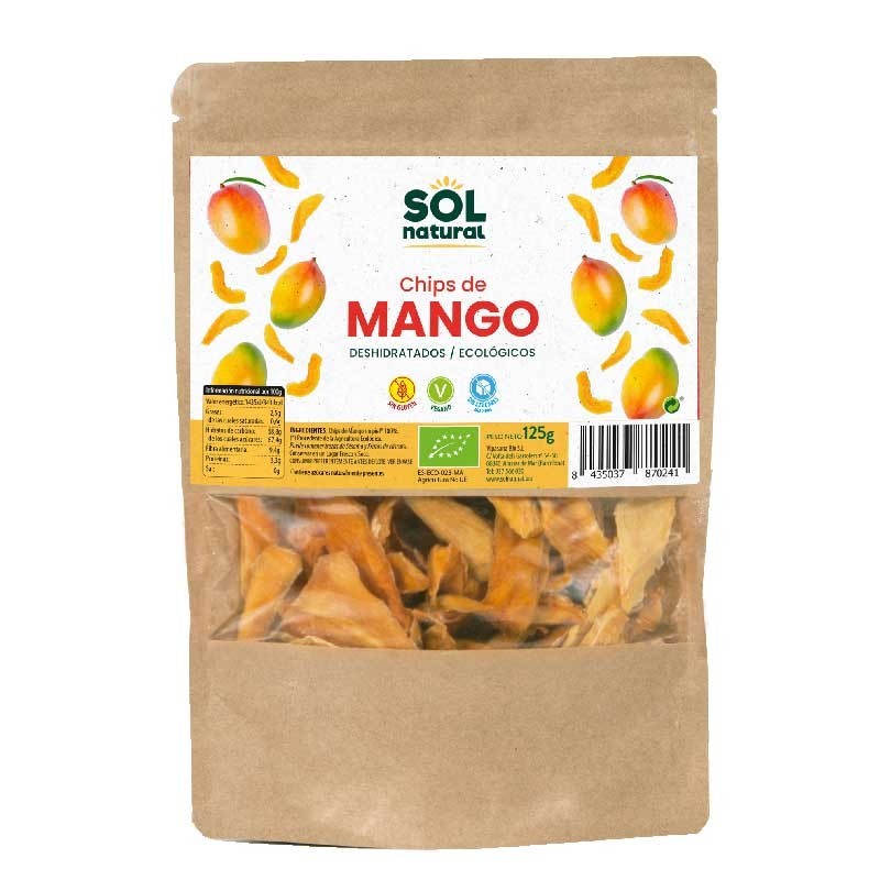 CHIPS DE MANGO BIO 125 g